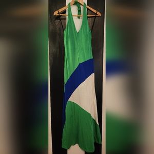 Bebe. Halter dress. Multi-color. Size XS